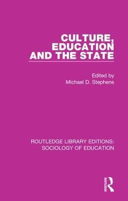 Culture, Education and the State - cover