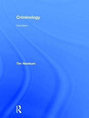 Criminology - Tim Newburn - cover