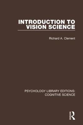 Introduction to Vision Science - Richard A. Clement - cover