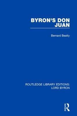 Byron's Don Juan - Bernard Beatty - cover