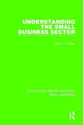 Understanding The Small Business Sector - David J. Storey - cover