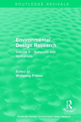 Environmental Design Research: Volume two symposia and workshops - cover