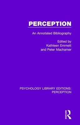 Perception: An Annotated Bibliography - cover