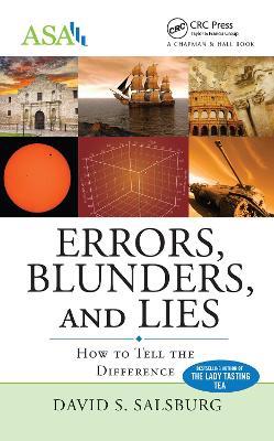 Errors, Blunders, and Lies: How to Tell the Difference - David S. Salsburg - cover