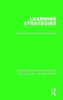 Learning Strategies - John Nisbet,Janet Shucksmith - cover