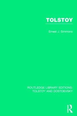 Tolstoy - Ernest Joseph Simmons - cover