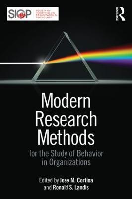 Modern Research Methods for the Study of Behavior in Organizations - cover