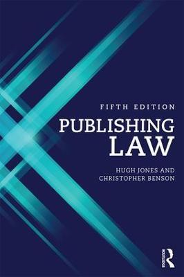 Publishing Law - Hugh Jones,Christopher Benson - cover