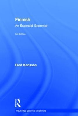 Finnish: An Essential Grammar - Fred Karlsson - cover