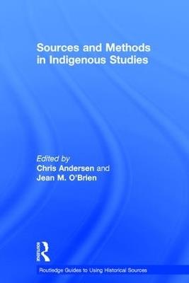 Sources and Methods in Indigenous Studies - cover