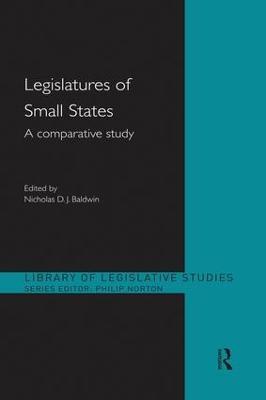 Legislatures of Small States: A Comparative Study - cover