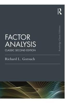 Factor  Analysis: Classic Edition - Richard L. Gorsuch - cover