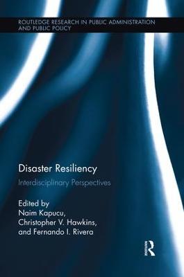Disaster Resiliency: Interdisciplinary Perspectives - cover