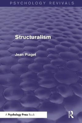 Structuralism - Jean Piaget - cover