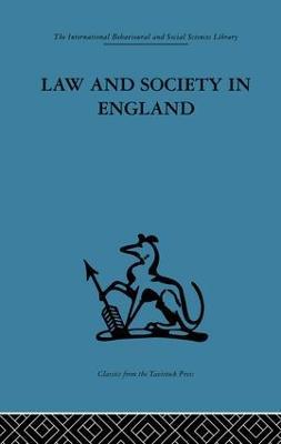 Law and Society in England - cover