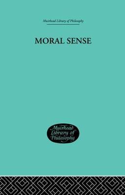 Moral Sense - James Bonar - cover