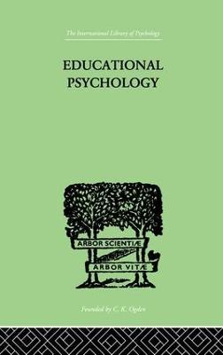 Educational Psychology: Its problems and methods - Charles Fox - cover