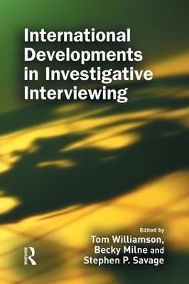 International Developments in Investigative Interviewing - cover