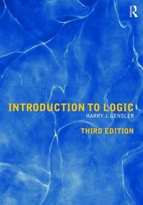 Introduction to Logic - Harry J Gensler - cover