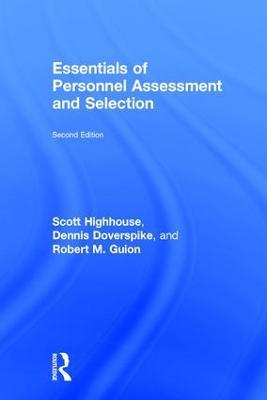 Essentials of Personnel Assessment and Selection - Scott Highhouse,Dennis Doverspike,Robert M Guion - cover