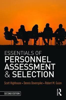 Essentials of Personnel Assessment and Selection - Scott Highhouse,Dennis Doverspike,Robert M Guion - cover