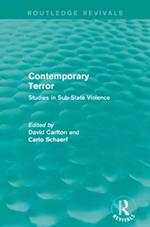 Contemporary Terror: Studies in Sub-State Violence