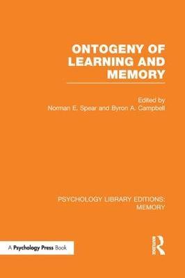 Ontogeny of Learning and Memory (PLE: Memory) - cover