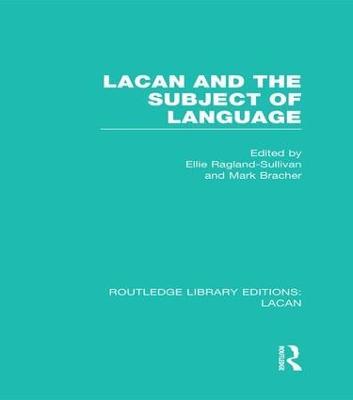 Lacan and the Subject of Language (RLE: Lacan) - cover