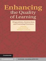 Enhancing the Quality of Learning