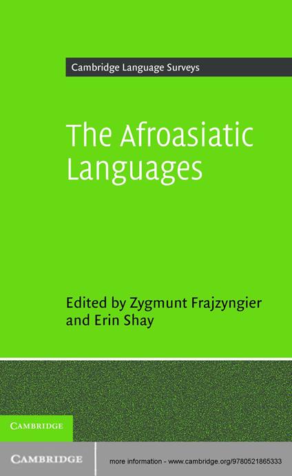 The Afroasiatic Languages