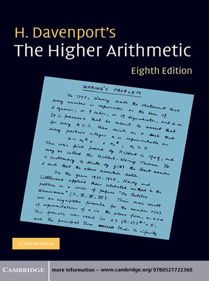 The Higher Arithmetic