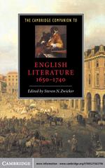 The Cambridge Companion to English Literature, 1650–1740