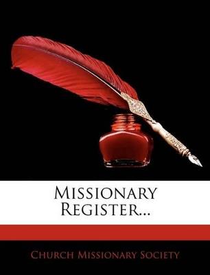 Missionary Register - cover