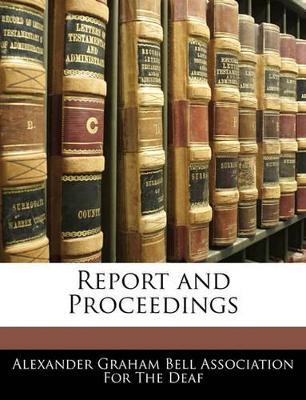 Report and Proceedings - cover
