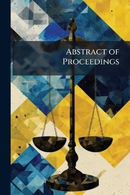 Abstract of Proceedings - Anonymous - cover