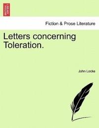 Letters Concerning Toleration. - John Locke - cover