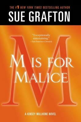 M Is for Malice: A Kinsey Millhone Novel - Sue Grafton - cover