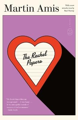 The Rachel Papers - Martin Amis - cover