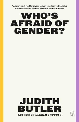 Who's Afraid of Gender? - Judith Butler - cover