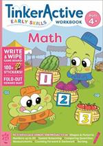 TinkerActive Early Skills Math Workbook Ages 4+