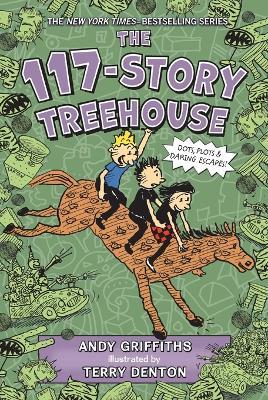 The 117-Story Treehouse: Dots, Plots & Daring Escapes! - Andy Griffiths - cover