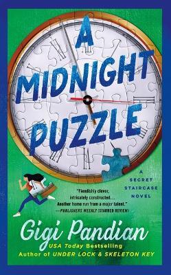 A Midnight Puzzle: A Secret Staircase Novel - Gigi Pandian - cover