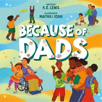 Because of Dads - K.E. Lewis - cover