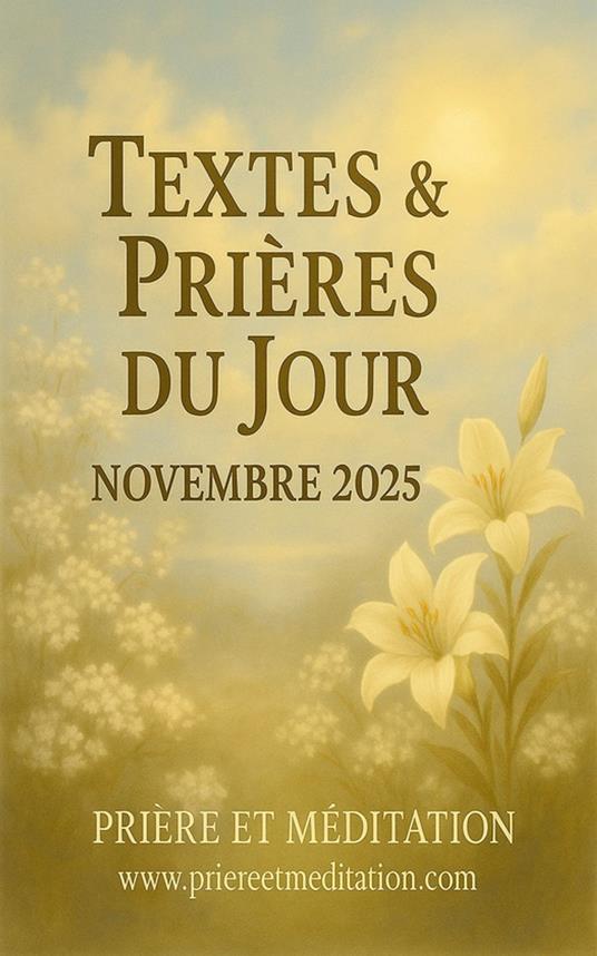 Textes & Prières du Jour – Novembre 2025