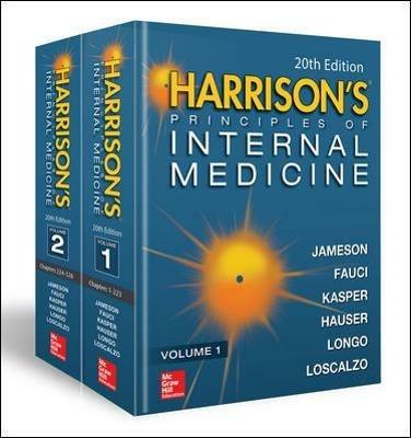 Harrison's Principles of Internal Medicine, Twentieth Edition (Vol.1 & Vol.2) - J. Larry Jameson,Anthony Fauci,Dennis Kasper - cover
