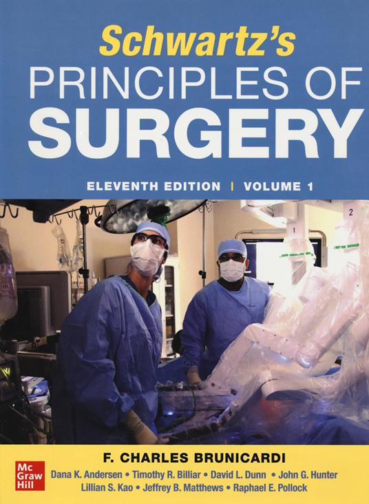 SCHWARTZ'S PRINCIPLES OF SURGERY 2-volume set - F. Brunicardi,Dana Andersen,Timothy Billiar - cover