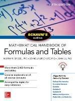 Schaum's Outline of Mathematical Handbook of Formulas and Tables, Fifth Edition - Seymour Lipschutz,Murray Spiegel,John Liu - cover