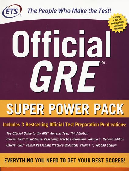 Official GRE Super Power Pack, Second Edition - Educational Testing Service - cover