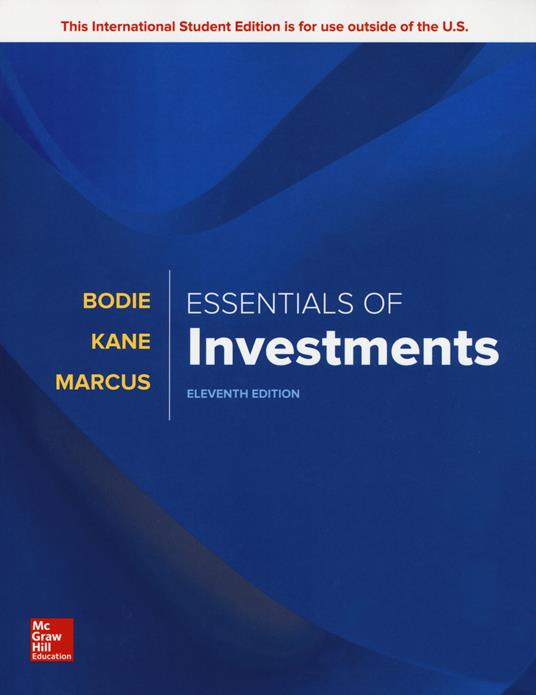 ISE Essentials of Investments - Zvi Bodie,Alex Kane,Alan Marcus - cover