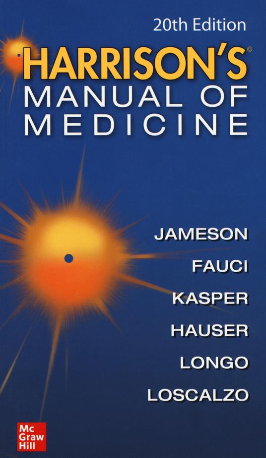 Harrisons Manual of Medicine - Dennis Kasper,Anthony Fauci,Stephen Hauser - cover